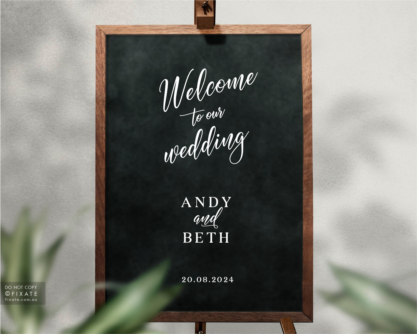 Welcome To Our Wedding - Custom Wedding Welcome Sign