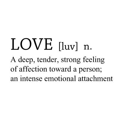 Wall Sticker Love Quote – Love definition