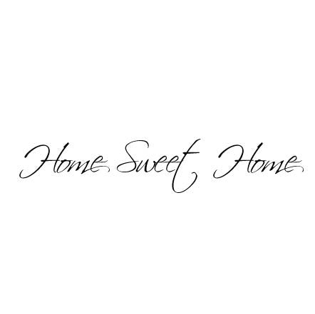 Wall Sticker Quote - Home Sweet Home